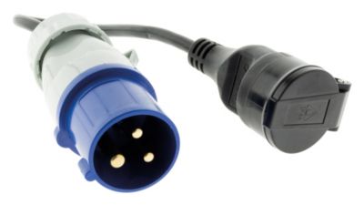 Adaptateur femelle 2P+T en mâle CEE17 Zenitech
