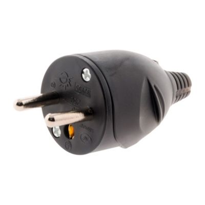 ZENITECH Fiche électrique mâle à anneau 2P + T - vue 2