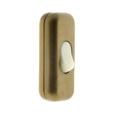 Interrupteur 2A unipolaire - Marron - Zenitech
