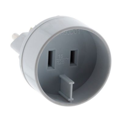 Zenitech Adaptateur de voyage USA vers UE