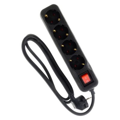 Multiprise Schuko + interrupteur 4x16A 14m Zenitech