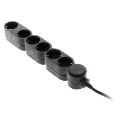Multiprise Schuko 6x16A + interrupteur 15m Zenitech - vue 3