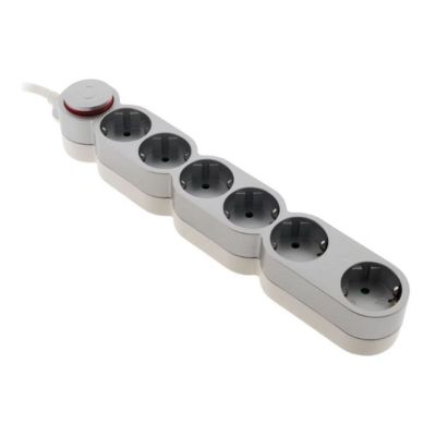 Multiprise Schuko 6x16A + interrupteur 15m Zenitech - vue 2