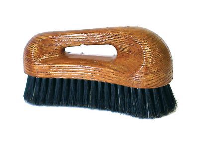 Brosse violon en résine vernie garnissage soie naturelle Gerlon