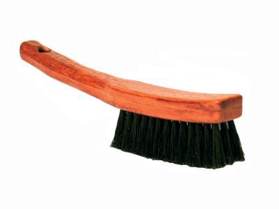 Brosse peigne en soie naturelle manche en résine