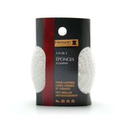 Lot de 2 éponges à lustrer Henson & Co