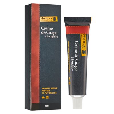 Crème de cirage anglais Henson & Co noir 50ml