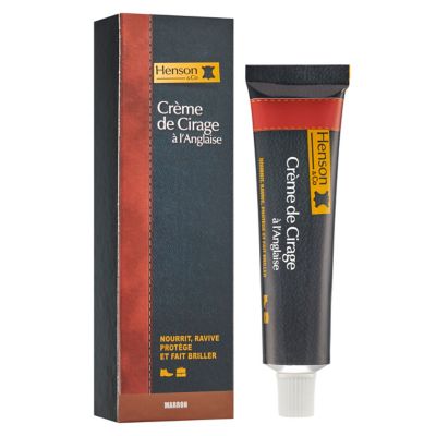 Crème de cirage anglais Henson & Co marron 50ml