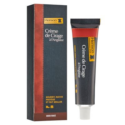 Crème de cirage anglais Henson & Co brun 50ml