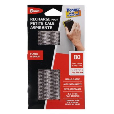 Patin pour petite cale aspirante gros grain, 3 pièces