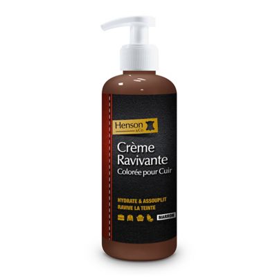 Crème ravivante cuir marron Henson & Co 250ml