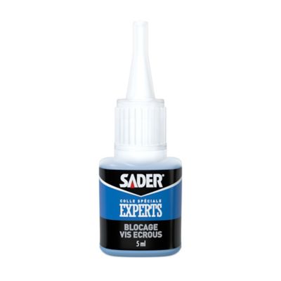 Colle Sader pour Blocage Vis Ecrous Flacon 5 ml