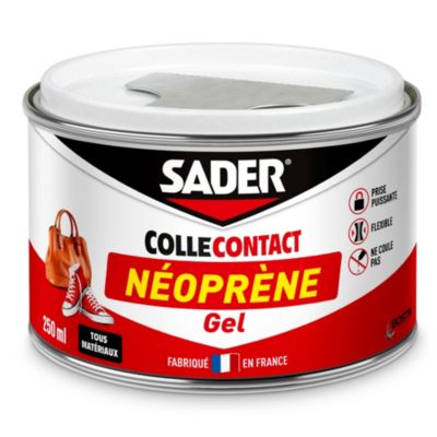 SADER Colle contact néoprène gel 250 ml