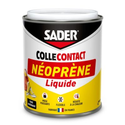 Colle contact néoprène liquide SADER 750 ml Boîte métal - vue 2