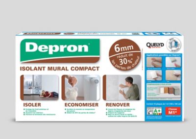 Polystyrène extrudé Quelyd Depron 100 x 100 cm, ép.6 mm (carton de 10 plaques de 1m²)