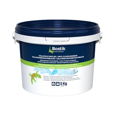 Colle Sols Souples Bostik pour Sols Vinyles - Revêtements Plastiques 3kg