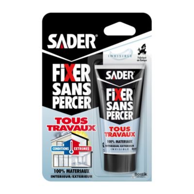 Colle Bostik Fixer sans percer tous travaux Sader tube 50g