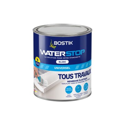 Membrane d'étanchéité Bostik Waterstop universel blanc 1 kg