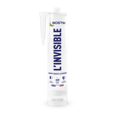 Mastic cuisine et salle de bain 'Invisible Bostik 290 ml