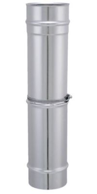 JONCOUX Tuyau TYRAL INOX 304 Diam. 125 Elément réglable de 355 à 555 mm