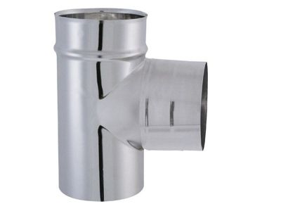 JONCOUX Tuyau TYRAL INOX 304 Diam. 150 Té 90 deg. double emboitement