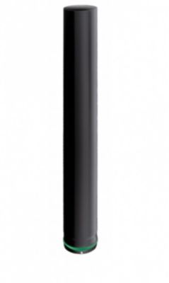 Joncoux Elément droit à simple paroi modèle Apollo largeur 250mm Email 0.7mm D.80