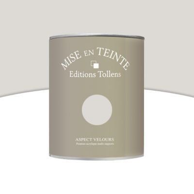 Peinture murs et boiseries Tollens Mise en teinte aube mat velours 1L