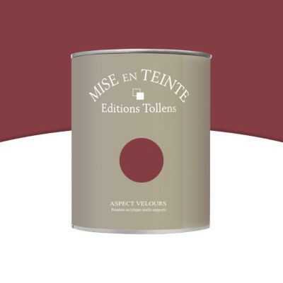 Peinture murs et boiseries Tollens Mise en teinte acajou mat velours 1L