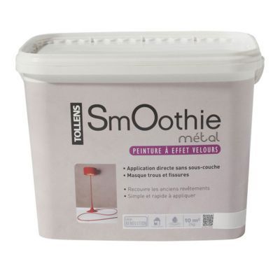 Peinture à effet smoothie Métal Cassis Tollens 2kg