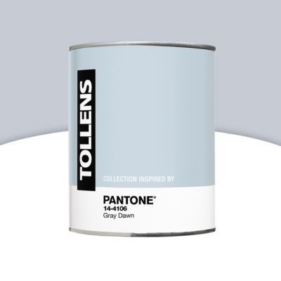 Peinture murs et boiseries Tollens Pantone 14-4106 gray down satin 1L