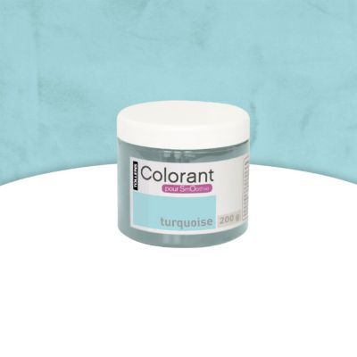 Colorant peinture décorative Smoothie Turquoise 200g