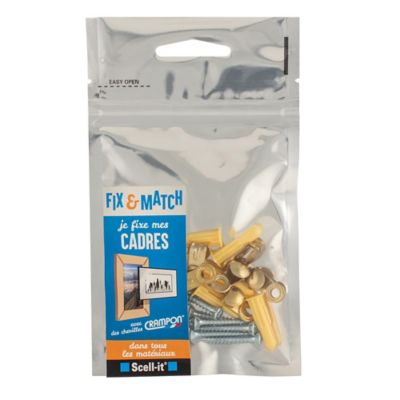 Kit de fixation cadres et tableaux Scell-It Je fixe