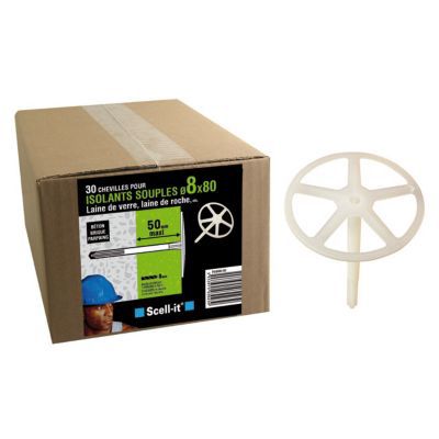 Cheville isolant souple