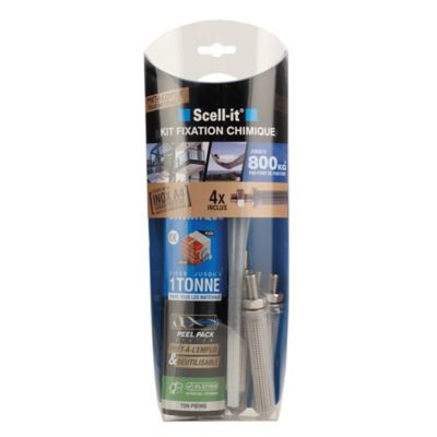 Kit de fixation chimique inox M10 Scell-It