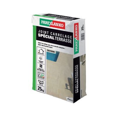 Joint spécial terrasse ton pierre Parexlanko 25 kg