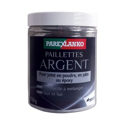 Paillettes argent 150 gr pour joint Parexlanko