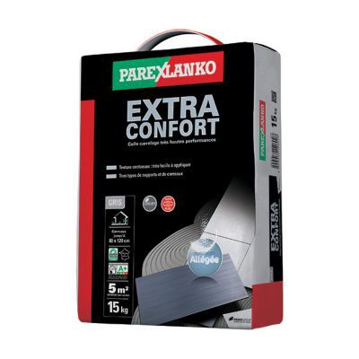 Colle carrelage Extra confort Allégée Parexlanko 15 kg