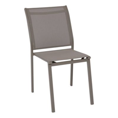 Chaise de jardin Essentia empilable noisette Hespéride - vue 6