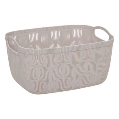 Five Panier de Rangement Design Leaf 15L Beige - vue 2