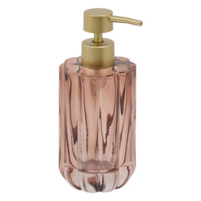Five Distributeur de Savon en Verre Floréa 18cm Ambre Or - vue 2