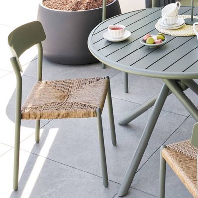Chaise de jardin Wistty empilable laurier Hespéride - vue 6
