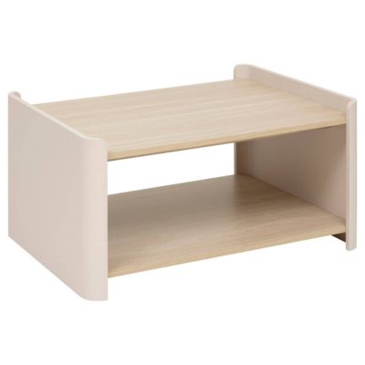 Five Table basse 2 étagères roundy Beige - vue 2