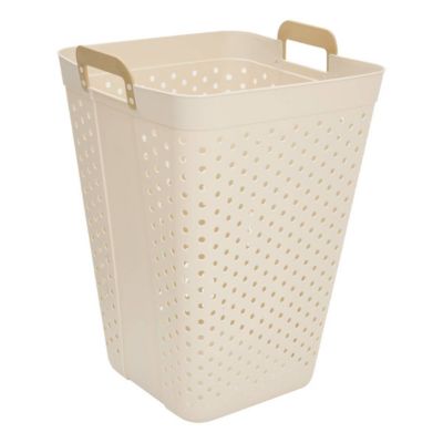 Five Panier à Linge Ajouré Flex 74L Beige - vue 2
