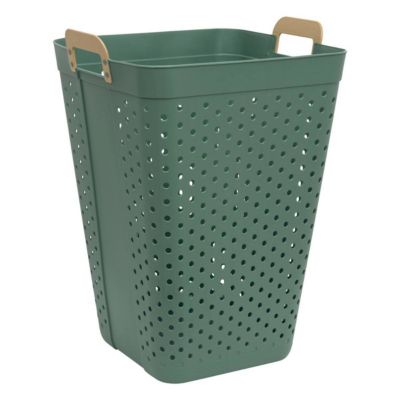 Five Panier à Linge Ajouré Flex 74L Vert - vue 2