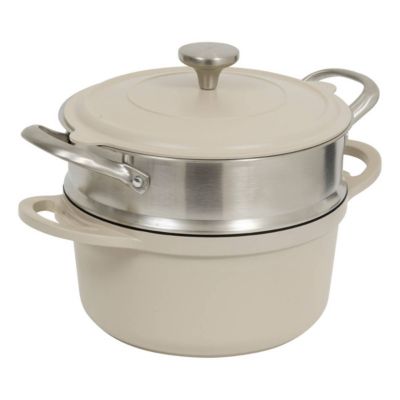 Five Cocotte Avec Panier Vapeur Kirk 24cm Marron - vue 2