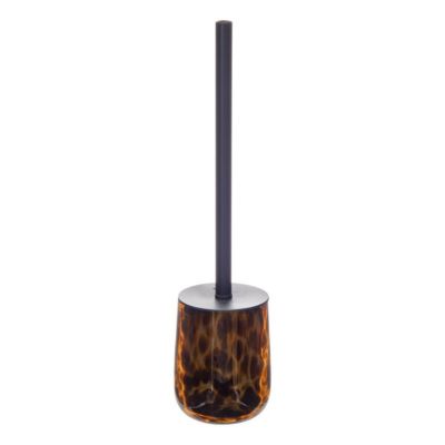 Five Brosse WC en Verre Dotty 39cm Marron - vue 2