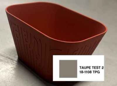 Five Panier de Rangement Design Arche 14cm Marron - vue 2