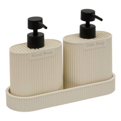 Five Lot de 2 Distributeurs de Savon Terra 24cm Marron - vue 2