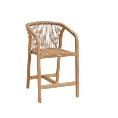 Fauteuil haut de jardin Papouasie taupe Hespéride (lot de 2)