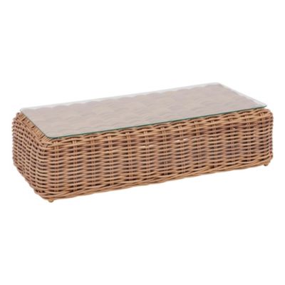 Table basse de jardin Savinia coloris tahini Hespéride L.126 x l.64 x H.32 cm
